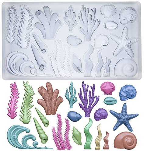 Sea Creature Mould for Polyclay Air Dry Clay Plaster