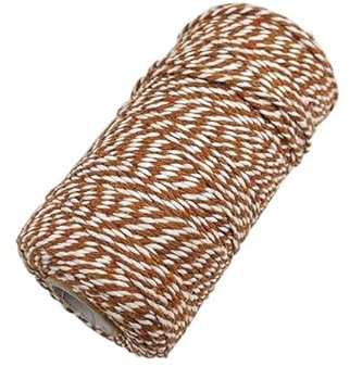 100M 2MM doppio spago di cotone colorato, corde di spago naturale per fai da te artigianato artistico decorazioni natalizie per la casa