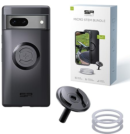 SP CONNECT Micro Stem Bundle | SPC+ | für Google Pixel 7 | Handy Halterung für den fahrradlenker | Smartphone Halterung Fahrrad | | handyhalter