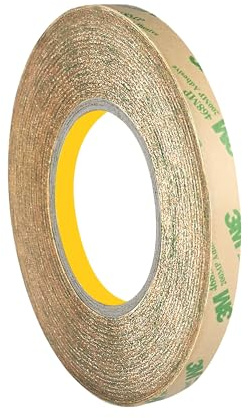 3M 468 MP doppelseitiges Klebeband extra dünn, 9 mm x 55 m