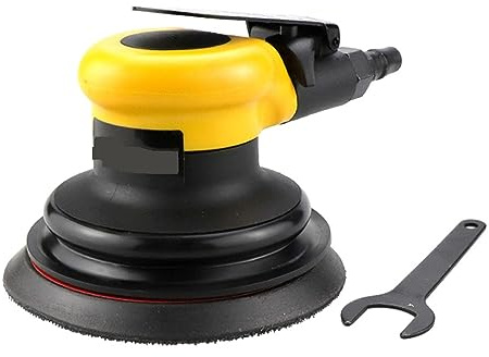 KOZWAY Lijadora de Aire Orbital, Mini máquina Amoladora neumática, lijadora Manual de 125mm, Ruedas de molienda de 5 Pulgadas for Herramienta de evaluación de Coche doméstico (Color : A1, Size : 0)