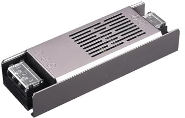 Fuente de alimentación Slim 60W 24VDC para tiras LED, ideal para iluminar ambientes y proyectos de decoración.