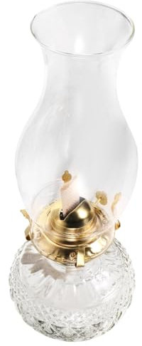HAWILLOSCH Petroleumlampe Aus Glas Für Innenbereich Vintage Öllampe Tischlaterne Dekoration Für Hochzeit Balkon Innenhof