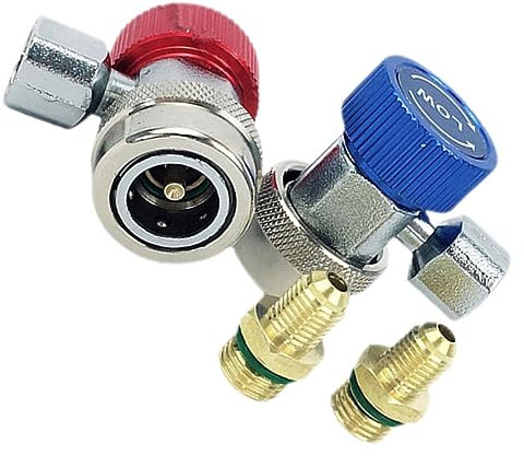 Alipis 2piezas Adaptador De Manguera De Refrigeración Metal Unidades Robusto y Anti-fugas Para Sistemas De Refrigeración