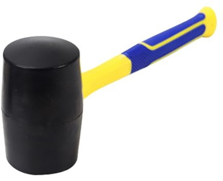 Solid Rubber Hammer Rubber Repair Task Tool for Woodworking Car Denting and Window Work More Convenient