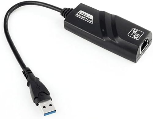 Gigabit Ethernet Network Adapter, USB to RJ45 Lan Wired Adapter for Ultrabook, Chromebook, Laptop, Desktop Plug and Play UsB 3.0 to1000 Mbps, Compatible with MacBook Steam Deck, Switch, Windows