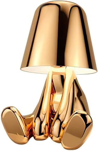 Maimeili Lampada da Tavolo Creativa LED Senza Fili Ricaricabile a Batteria Luce Portatile Regolabile Design di Modello Carino per Ristorante Camera da Letto Patio Studio Articolo per Natale