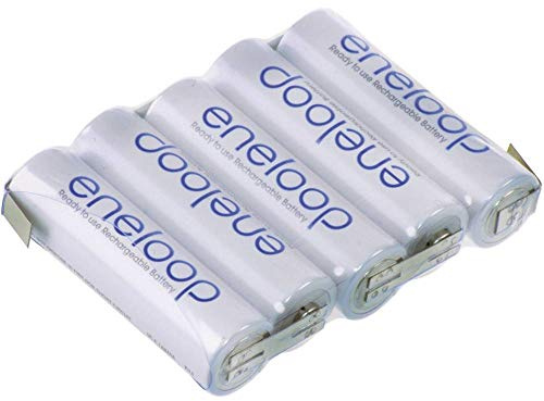 Panasonic BK3-MCCF Akkupack 5X Mignon (AA) Z-Lötfahne NiMH 6 V 1900 mAh