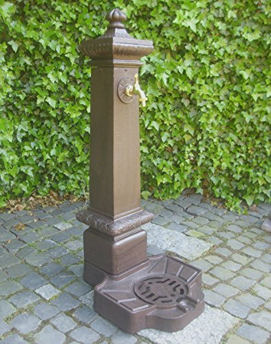 DR-613 STANDBRUNNEN SÄULE BRUNNEN ALUGUSS Garten ANTIK Nostalgie Stil ZAPFSÄULE NEU