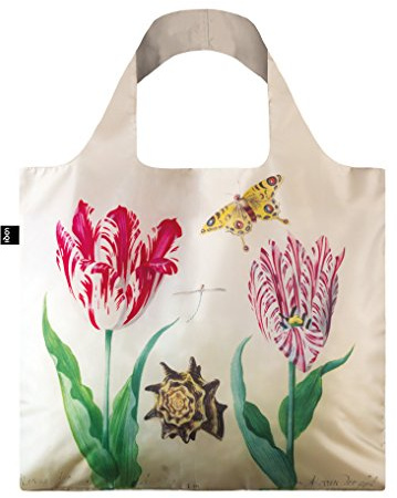 LOQI Museum Jacob Marrel Two Tulips & Irma Boom DNA 03 Bag Strandtasche, 50 cm, 20 liters, Mehrfarbig (Multicolour)