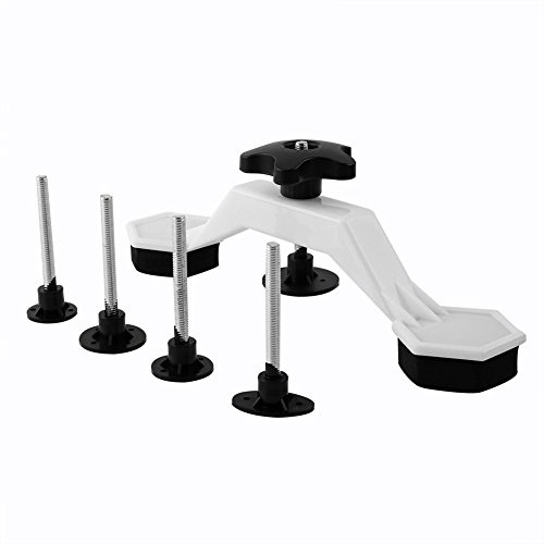 Estink Kit di Riparazione Carrozzeria Auto, Set di Estrattori e Pulitori Fai da Te per Riparazione Ammaccature, Strumenti per Carrozzeria Senza Vernice | Strumento di rimozione ammaccature, 5 linguette adesive, plastica e metallo, auto, per danni da 14 cm