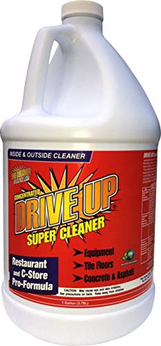 Drive Up Super Cleaner Concentrated Degreaser 1 x 1 gal, Multi Surface, Safe Degreaser, Remove Motor Oil from Concrete, Industrial Strength