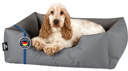 BedDog Hundsäng Små Hundar - Hundkudde M - Hundsäng Tvättbar - Hundsoffa - Hundsängar för Små Hundar - Microfiber Velour och Cordura