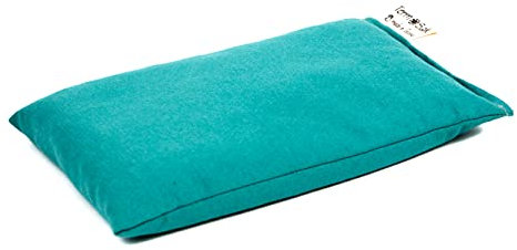 TERMOSAK Natural Thermal Pillow, with Green Soy and Lavender Seeds, 23x14, Microwave/Freezer Heat Pack, Heat/Cold Heat Pad, Very Resistant. (008, 23x14)