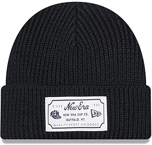 New Era Strick Wintermütze Short Cuff Beanie - Patch Navy