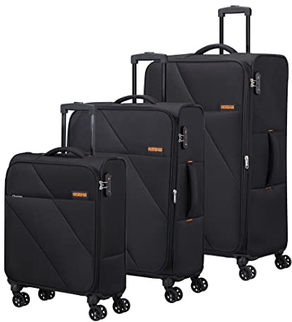American Tourister Sun Break - Kofferset 3-teilig, Schwarz (Black)