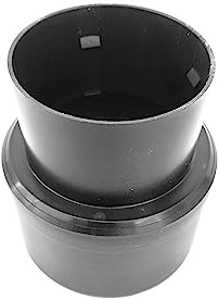 SP Drainageverbinder DN110/100 und DN110/80 Metall Schwarz, 25g, 5bar, 110mm, 1 Stück, für HT KG Rohrmuffe DN110, Drainagerohr, Dachrinne, Drainageschlauch