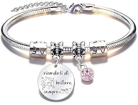 QTQTLP Regalo Amicizia Bracciale,Donna Bracciale Ispiratore Donna Ragazza per La Migliore Amica Regalo di Laurea (4)