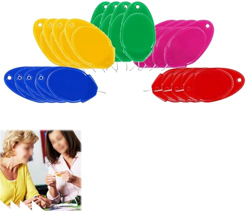 Nadeleinfädler Einfädelhilfe, Nadeleinfädler Zum Handnähen, Nadeleinfädler, Einfädler Für Nadeln, Einfädelhilfe Für Nadeln, Einfädler, Für Nähen Kreuzstich Sticken DIY Näharbeiten Basteln, 30 Stück