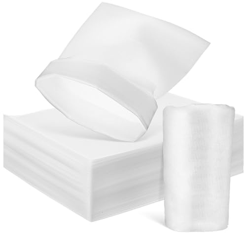 TEHAUX Foam Pouches for Moving 15.7X11.8 Inch Cushion Bags 100Pcs Protective Packing Foam Wraps for Fragile Glassware Dishes and Electronics