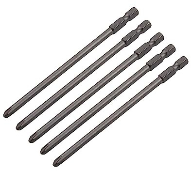 Lot de 5 tournevis à tête cruciforme hexagonale aimantée de 116 mm, compatibles avec Hilti SMD 57 SMD57