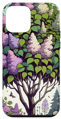 Custodia per iPhone 12 mini Fiori Lilla Fiore Lilla Cespuglio Fiori lilla