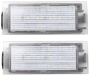 LED-registreringsskyltbelysning kompatibel med Smart ForTwo (453) 2014 -