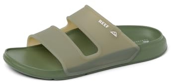 REEF Oasis Double Up Sandales imperméables pour homme, semelle intérieure moulée souple et offrant un bon maintien, stone, 44 EU
