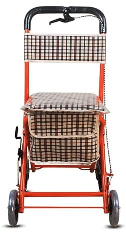 RUVOO Einkaufswagen Treppensteiger Trolley Zusammenklappbarer Einkaufstrolley Für Ältere Senioren, Tragbarer Roll-Treppen-Einkaufswagen Für Lebensmittel, Gepäck, Treppen Einkaufstrolley Klappbar