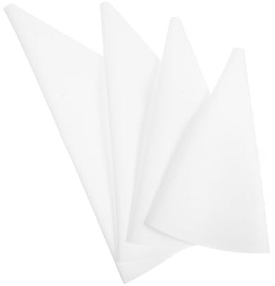 Cabilock Herramientas para Hornear 4 Piezas Bolsas De Repostería Reutilizables Bolsas De Repostería Grandes para Decorar Pasteles Interior No Liso