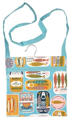 Dexam Sardines Peg Bag - Blue, Blue, Pegbag