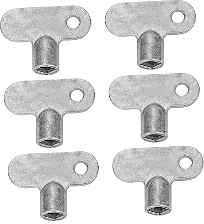 STOBOK 6pcs Radiator Bleed Key and Valve Spanner Set 3x2.4cm Radiator Wrenches for Heating Air Vent Valve Bleeding Plumbing Hand Tools