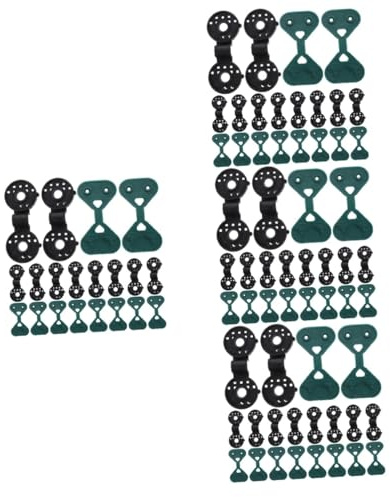 ibasenice 4 Ensembles Clips De Fixation pour Toile Accessoires pour Fixer Filets De Jardin Et Couvertures pour Et Extérieurs 20 Pièces * 4