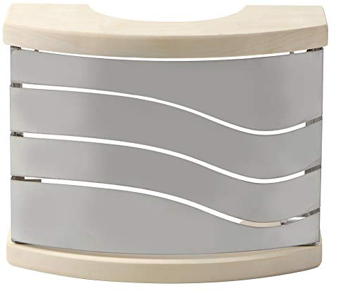 Pantalla para lámpara de sauna Mtlavishness, resistente a altas temperaturas, de acero inoxidable y madera, para baño o sala de vapor. Accesorio de protección contra explosiones.