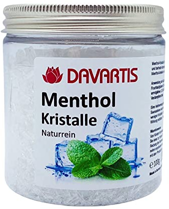 Davartis Mentholkristalle für die Sauna - 100% reine natürliche Minze (1x 100g)