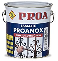 Esmalte directo sobre óxido antioxidante Proanox. Blanco. 750 ML. Esmalte antioxidante para metales sin necesidad de imprimación. Exterior e interior.