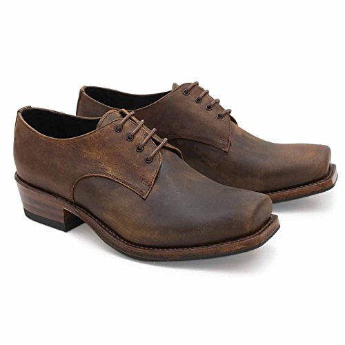 Sendra 530 Stiefeletten Stiefel Boots Cowboystiefel Westernstiefel Braun Unisex Inclusive Roy Dunn´s Lederfett Tragetasche