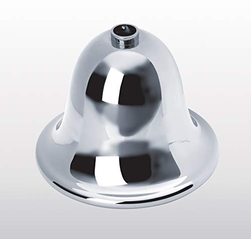 ORION LIGHTSTYLE Messing Baldachin flämisch Öffnung Ø 16mm Rosette Deckenbaldachine, Lampenbaldachin, Leuchtenbaldachin und Metallbaldachin (Chrom/Silber)