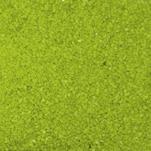 naninoa PERLKIES (Bunter grobkörniger Dekosand, Farbsand) 5 kg farbige kleine Steine. Farbe: Grün, hellgrün, APFELGRÜN