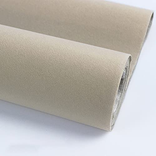 XiaoLong Warmes Gelb Bastelfilz Selbstklebend 150cm Breit Kinder Vliesstoff Stoff Filzplatten zum Filzuntersetzer Basteln Nähen DIY Patchwork Verkauft von 1m(Size:1.5 * 20m)