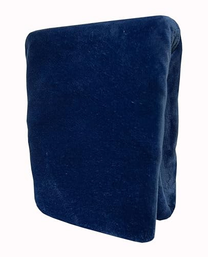 Leonado Vicenti Sábana bajera ajustable de invierno extra cálida de felpa azul oscuro, 140 x 200 / 160 x 200 cm, tacto de cachemira de alta calidad, sábana bajera de forro polar