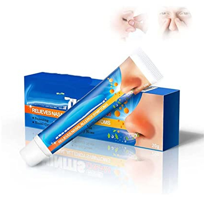 Lungenreinigungscreme, allergische Nasencreme, allergische Reaktionscreme, Nasencreme für trockene Nase, Nasenreizung, rissige Nase, verstopfte Nase, Allergielinderung und Allergenblocker, 1 Stück