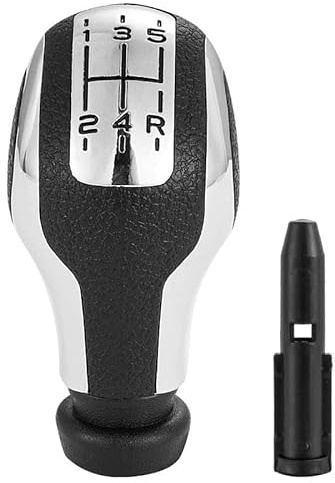 OBEST Auto Schaltknäufe 5 Gang Schalthebel mit Adapter für Peugeot Citroen | Auto Schaltknauf für Peugeot 205 206 207 301 306 307 308 407 408 508 806 807 2008 3008 5008 Citroen C2 C3 C4 C5 Picasso