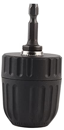 Portabrocas Sin Llave, 3/824unf 0,8-10 Mm Clip De Portabrocas Sin Llave Con Adaptador De Varilla De Vástago Hexagonal De 1/4 Portabrocas Para Llave De Impacto