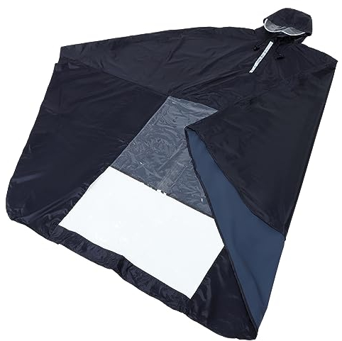 GALPADA Roller-regenmantel Mit Kapuze Langer Poncho Für Ältere Reflektierend Outdoor Schutz Vor Regen