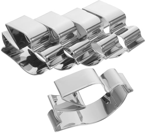 Kichvoe 5pezzi Tagliabiscotti in Acciaio Inox Forma di Colomba Stampi per Biscotti e Fondente Durevoli e Facili da Pulire per Preparazione Dolci