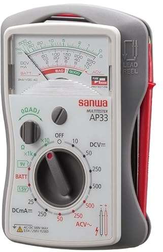 KYORITSU SANWA 500V 250mA Small Pocket Size Analog Multimeters Pointer Multimeter Japan quanlity KYORITSU SANWA AP33 Analog Pocketable Multitesters Thin type