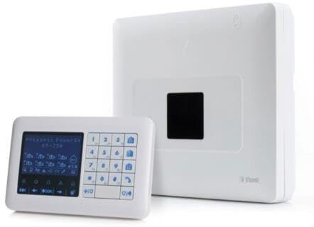 VISONIC-17 Kit comprenant : 1 x Central PowerMaster-33 64 zones, avec module GPRS intégré, 1 x clavier via radio bidirectionnelle, PowerG KP-250 avec texte portugais.