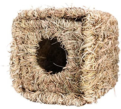 YARNOW Strohnest - Faltbares Nest Für Kleintiere - Meerschweinchen Chinchilla