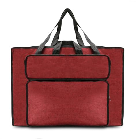 Bocguy Borsa per il trasporto impermeabile, formato A3, multifunzionale, da disegno, con maniglie, per pittura, per bambini, per artisti, leggera, custodia, Blu, A2, Cartella portadocumenti